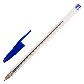 купить Ручка шариковая STAFF Basic Budget BP-02 синяя 500 м линия 0,5 мм