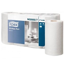 купить Бумажные кухонные полотенца Tork, 4 рулона