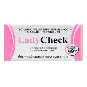 купить Lady Check Тест для определения беременности тест-полоска №1