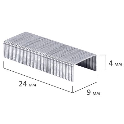 купить Скобы для степлера №10 STAFF Basic до 20 листов 1000 шт