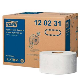 купить Туалетная бумага Tork Advanced T2 в мини-рулонах 12 шт
