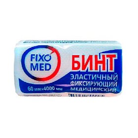 купить Бинт фиксирующий эластичный Fixomed 6 см х 4 м 20 шт