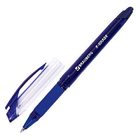 купить Ручка стираемая гелевая BRAUBERG X-ERASE синяя 0,7 мм линия 0,35 мм