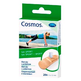 купить Пластыри пластинки COSMOS sport из полиуретановой пленки 1,9 х 7,2 см 20 шт