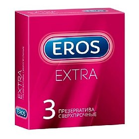 купить Презервативы EROS EXTRA сверхпрочные АЗРИ 3 шт