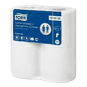 купить Туалетная бумага Tork Advanced T4 двухслойная, 4 рулона