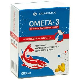 купить ЧЗ Salmonica Омега-3 из дикого камчатского лосося капс 600мг №45