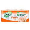 купить Туалетная бумага Belux Classic трехслойная белая 8 шт 15м, 130 лист.