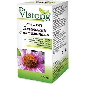 купить Сироп эхинацеи с вит. б/сах. с фруктоз. Dr. Vistong фл. 150мл