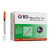 купить Шприц инсулиновый BD MICRO-FINE PLUS U-100 одноразовый 1 мл 31G 0,2x6 100 шт