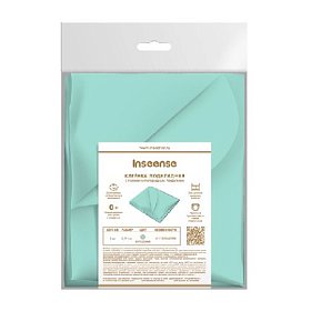 купить Клеёнка подкладная с ПВХ покрытием Inseense без тесьмы бирюзовая 0,7x1 м