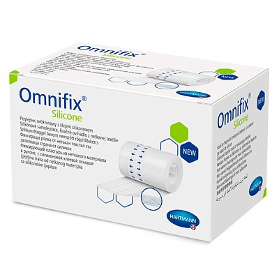 купить Пластырь фиксирующий Omnifix Silicone нетканый в рулоне 10 см х 5 м