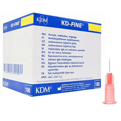 купить Игла инъекционная KD-Fine 29G (0,33х12 мм) 100 шт