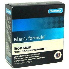 купить Мен-С формула больше чем поливитамины Энегрия+Иммунитет капс. №30