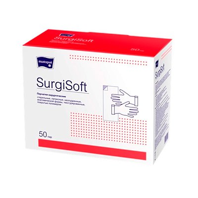 купить Перчатки Matopat SurgiSoft латексные неопудренные размер 6 стерильные №50