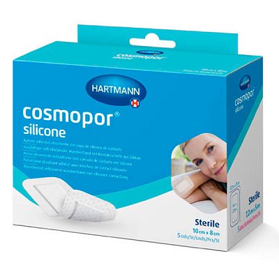 купить Повязка впитывающая из силикона Cosmopor silicone 10 х 8 см 5 шт