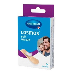 купить Пластырь Cosmos soft нестерильный 6х10 см 5 шт