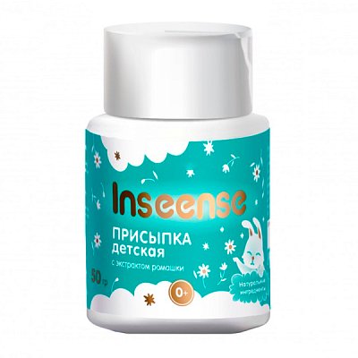 купить Присыпка детская Inseense с ромашкой 50 гр