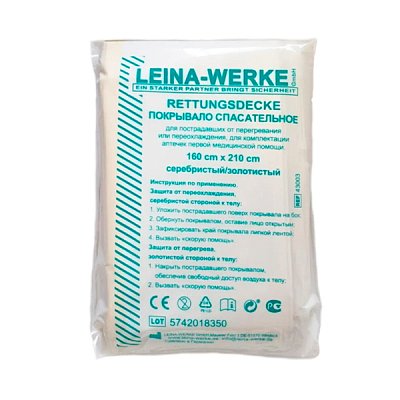 купить Покрывало спасательное LEINA-WERKE 160 х 210 см