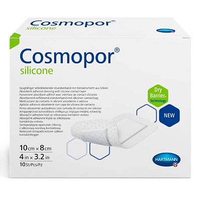 купить Повязка впитывающая из силикона Cosmopor silicone 10 х 8 см 25 шт