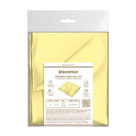 купить Клеёнка подкладная с ПВХ покрытием Inseense без тесьмы желтая 0,5х0,7 м