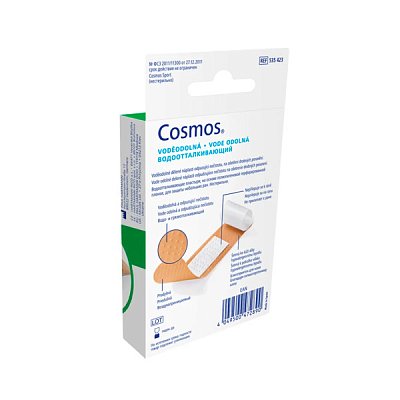 купить Пластыри пластинки COSMOS sport из полиуретановой пленки 1,9 х 7,2 см 20 шт