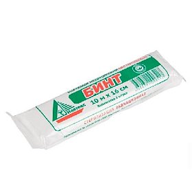 купить Бинт марлевый нестерильный 10 м х 16 см 32 г/м2