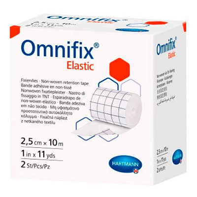 купить Пластырь нетканый фиксирующий Omnifix elastic белый 10 м х 2,5 см 2 шт