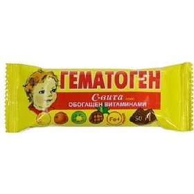 купить Гематоген ''С-Вита'' Плюс прод дет пит д/дет с 3 лет 50г