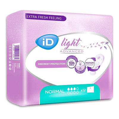 купить Урологические прокладки iD Light Advanced Normal 12 шт