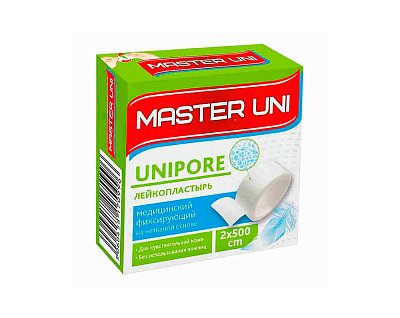 купить Лейкопластырь MASTER UNI 2 х 500 см на нетканой основе