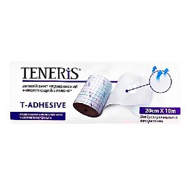 купить Лейкопластырь TENERIS 10 м x 20 см фиксирующий в рулоне с нетканой основой