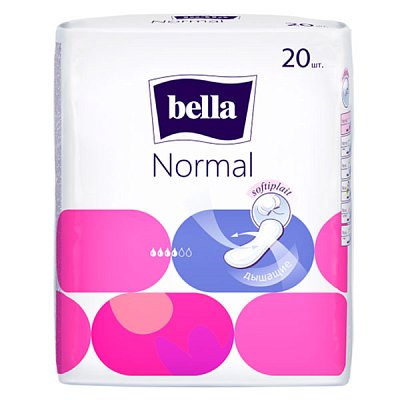 купить Прокладки женские Bella Normal гигиенические впитывающие 20 шт