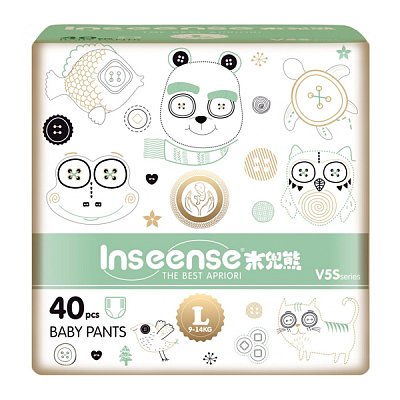 купить Трусики-подгузники L (9-14кг) Inseense V5S 40 шт 