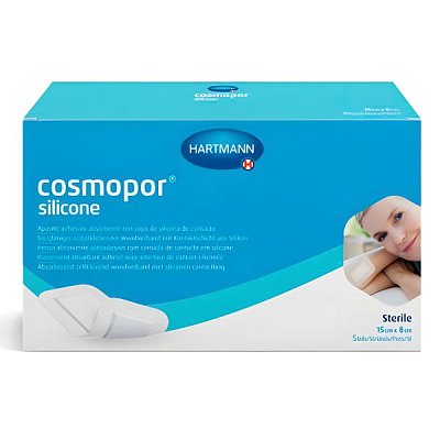 купить Повязка впитывающая из силикона Cosmopor silicone 15 х 8 см 5 шт