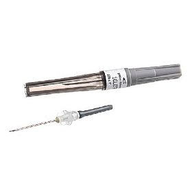 купить Игла Vacuette Visio Plus 0,7х25 мм 22G с камерой черная 100 шт