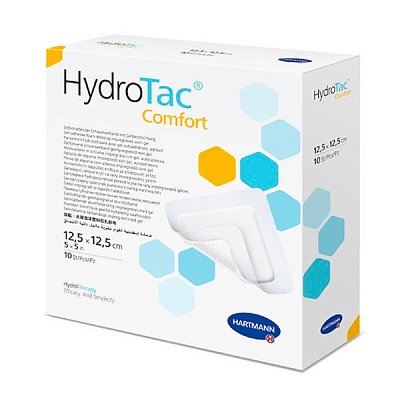 купить Повязки гидроактивные губчатые HydroTac comfort 12,5x12,5 см 10 шт