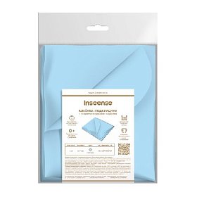 купить Клеёнка подкладная с ПВХ покрытием Inseense без тесьмы голубая 0,7x1 м