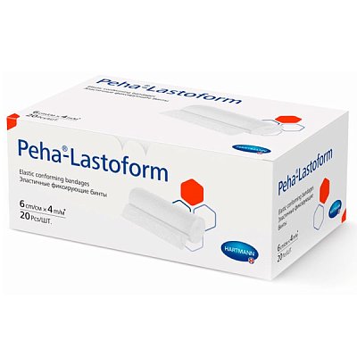 купить Бинт эластичный фиксирующий Peha-Lastoform 6 cм x 4 м 20 шт