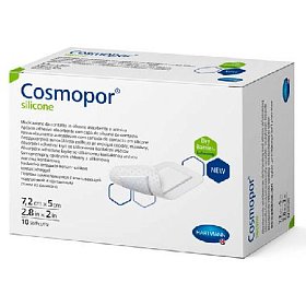 купить Повязка впитывающая из силикона Cosmopor silicone 7,2 х 5 см 10 шт