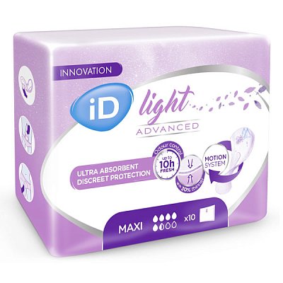 купить Прокладки урологические iD Light Advanced Maxi 10 шт