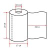 купить Полотенца бумажные рулонные с центральной вытяжкой Luscan PROFESSIONAL M4 2-слойные белые 6 рул