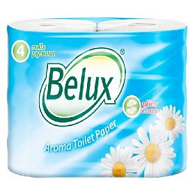 купить Туалетная бумага Belux Арома двухслойная Ромашка, 4 шт