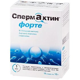 купить СПЕРМАКТИН ФОРТЕ САШЕ 10Г №15