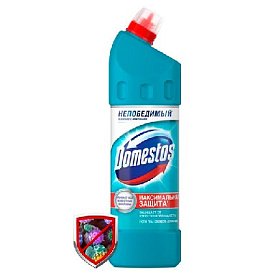 купить Средство для   сантехники с дезинфицирующим эффектом Domestos 1 л (отдушки в ассортименте)