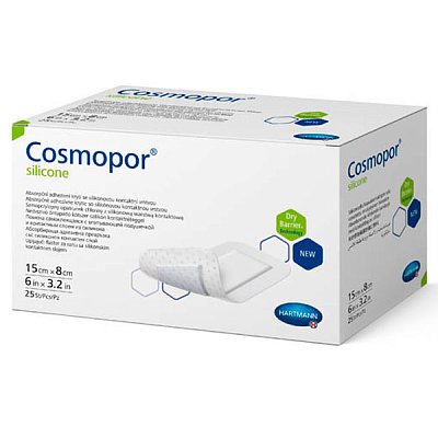 купить Повязка впитывающая из силикона Cosmopor silicone 15 х 8 см 25 шт