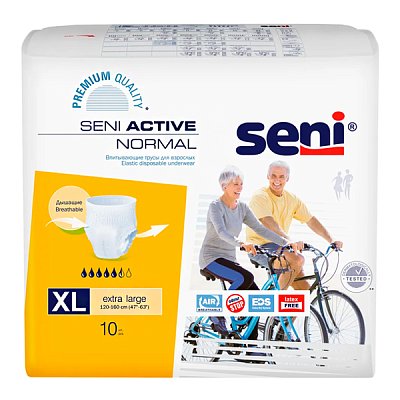 купить Подгузники для взрослых Seni Active Normal XL 10 шт