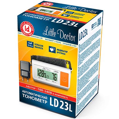 купить Тонометр Little Doctor LD23L с большой манжетой 32-43 см