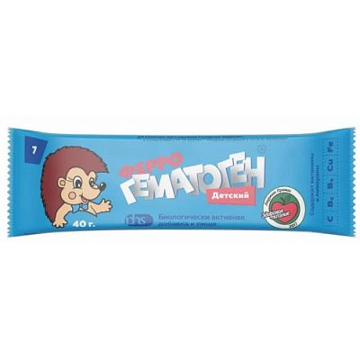 купить Феррогематоген Детский паст. жев. 40г