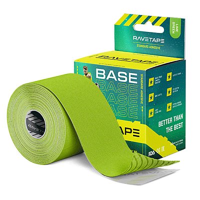 купить Кинезиотейп RaveTape Base лайм 5 см x 5 м